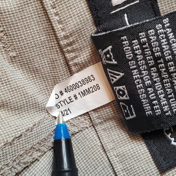 Travis Mathew Men's Size 34 Beck Golf Shorts Biege 1MM208 - Picture 7 of 7